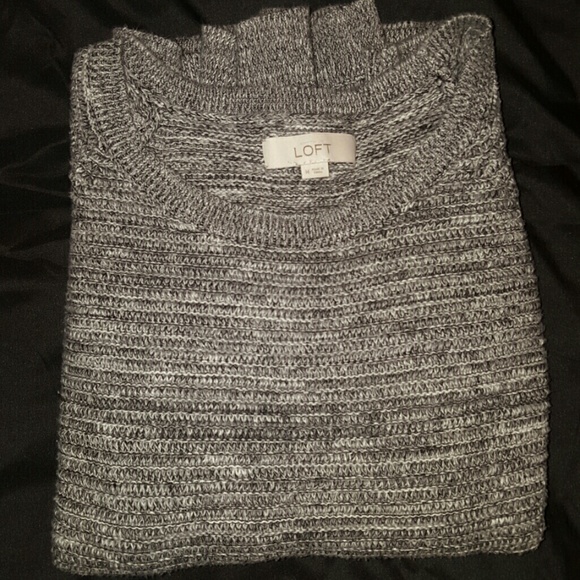 ⬇FINAL SALE! LOFT Knit Grey Sweater