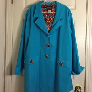 Bob Mackie lightweight coat