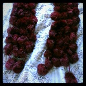 Rabbit fur scarf