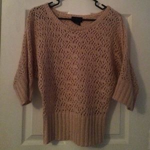 Pink Sparkle Knit Sweater