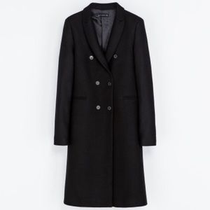 Zara Masculine Double Breasted Coat