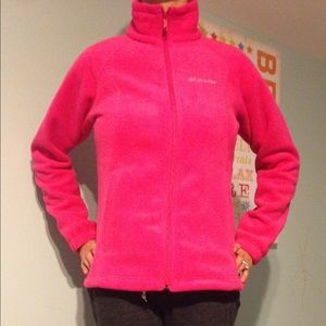 Hot Pink Columbia Fleece Jacket