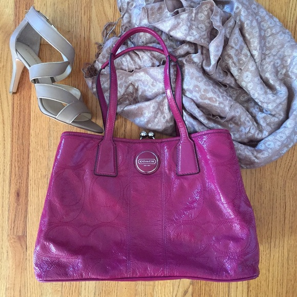 Coach Pink Shoulder Bag✨