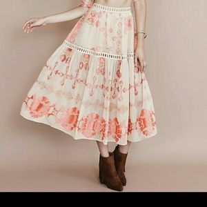 For love and lemons BARCELONA Midi Skirt S