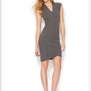 Helmut by Helmut Lang Seamed Cap Sleeve Sheath