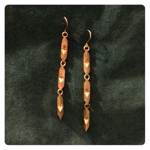 3 link Drop earrings