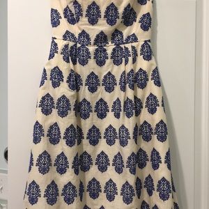 Embroidered J Crew  Dress