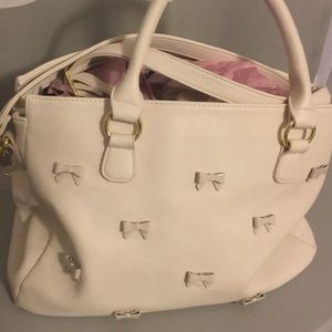 Betsey Johnson Winter White Purse