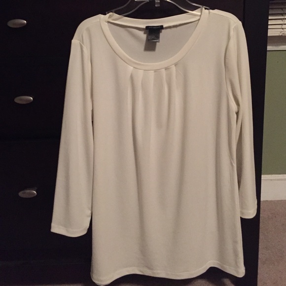 Ann Taylor cream colored blouse