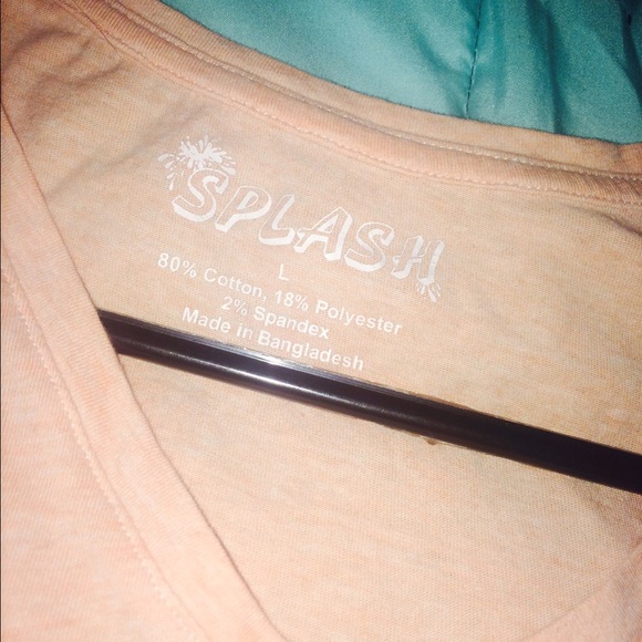 Peach VNeck - Picture 2 of 2