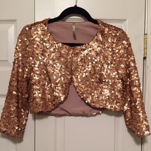 Sequin Bolero Jacket