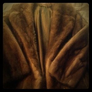 Vintage Mink full pelt stroller jacket