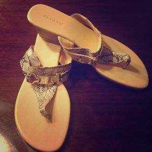 Cute Snakeskin Wedges