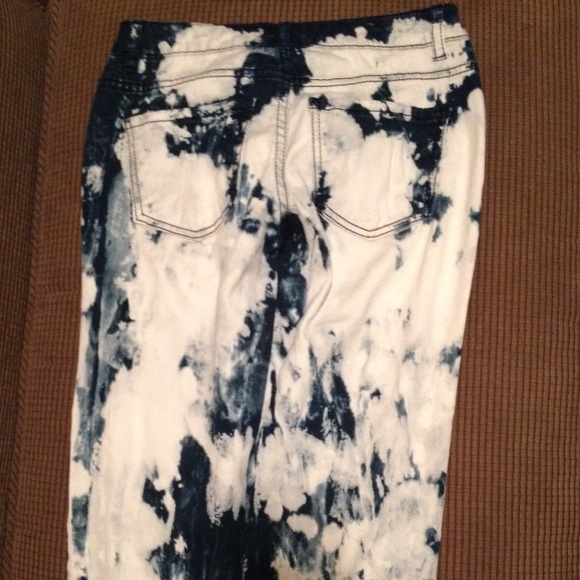 Bleached jeans