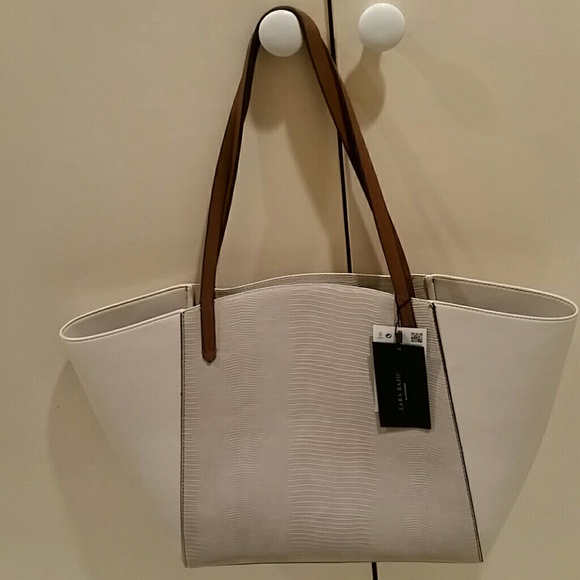 Zara Basic Tote (Beige)