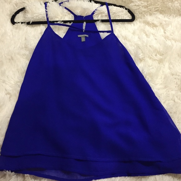 Royal blue tank top
