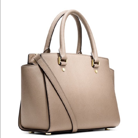 Michael Kors 
Selma Medium Top-Zip Satchel Bag, - Picture 3 of 3