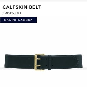 Authentic Ralph Lauren Collection Calfskin Belt