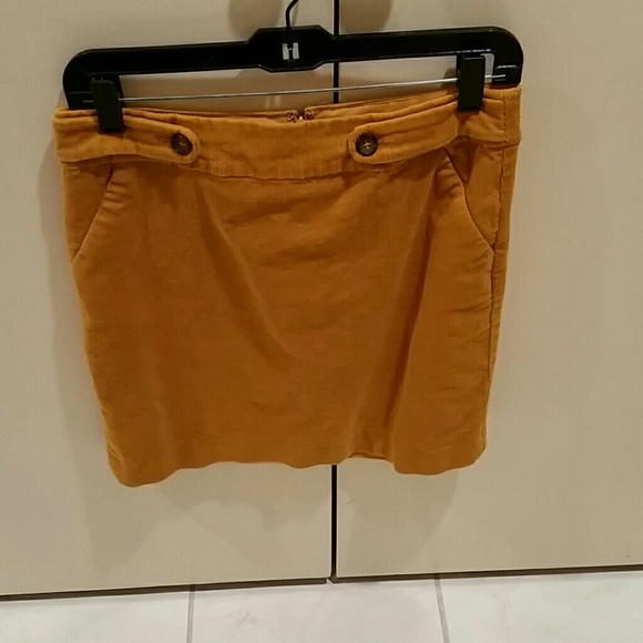 Honey Brown Corduroy Mini