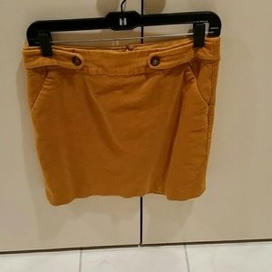 Honey Brown Corduroy Mini