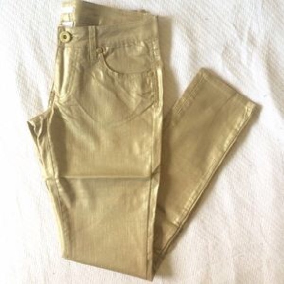 House of Dereon Metallic jeans (never worn)