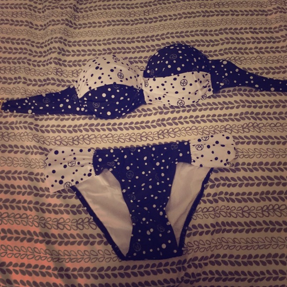 Strapless Bikini Set