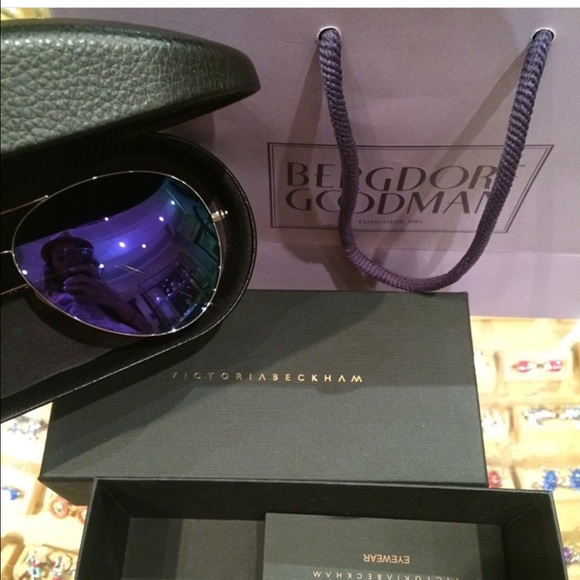 Authentic Victoria Beckham oversize aviators.