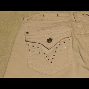 White Bermuda shorts