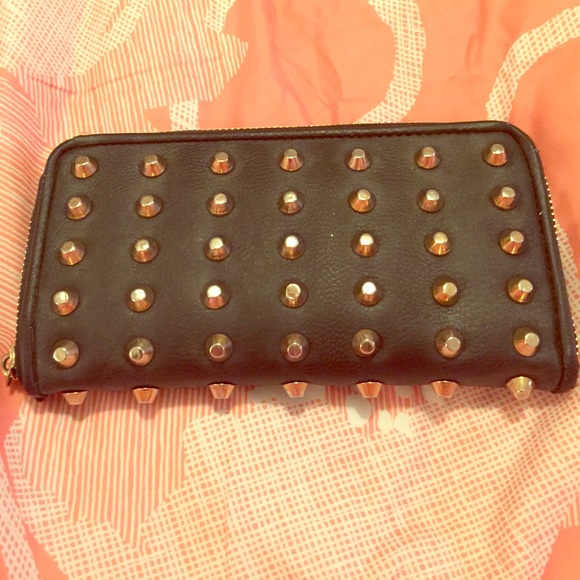 Buckle studded Wallet