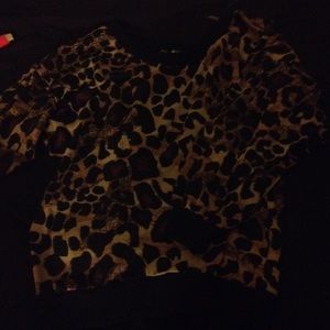 Cheetah print top