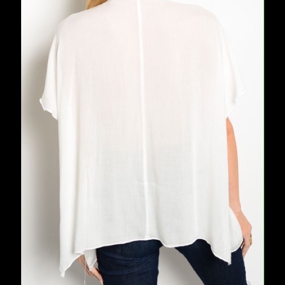 White button up blouse - Picture 3 of 3