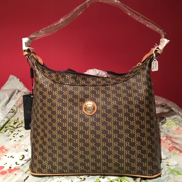 Brown leather Rioni purse NEVER USED