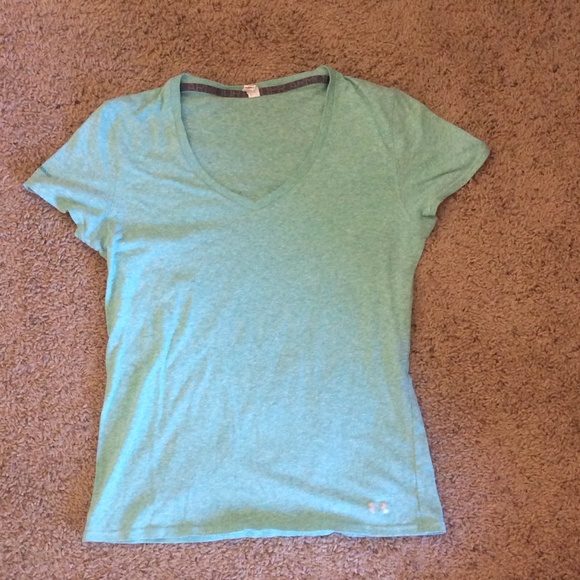 Green under armour v neck