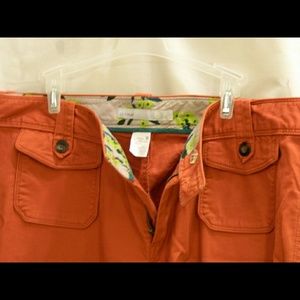 Old Navy rust color flat front pants Sz 18
