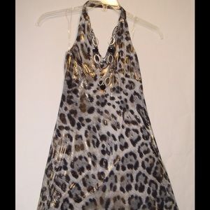 P.O.P Animal Print Dress