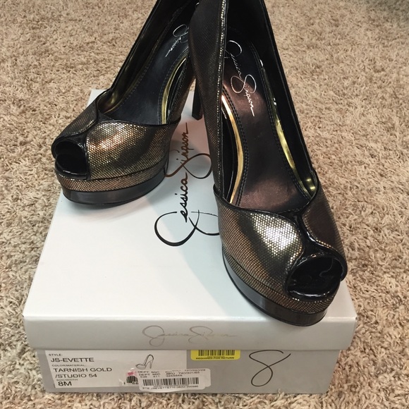 Jessica Simpson JS-Evette Tarnish Gold
