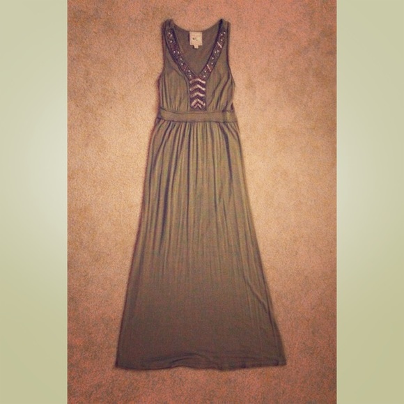 Beautiful Long Flowy & Stretchable Green Dress