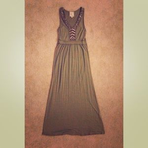 Beautiful Long Flowy & Stretchable Green Dress