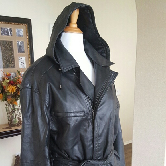 WILSON  LEATHER  BLACK JACKET