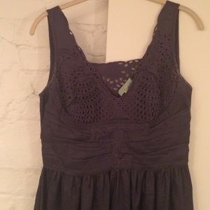 Gray silk dress from Anthropologie *Price Firm*