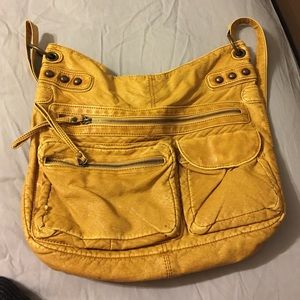 SOLD -Mustard Crossbody