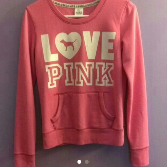 NWOT Pink Crew