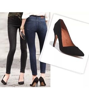 Madewell Mira Heels Black 8.5