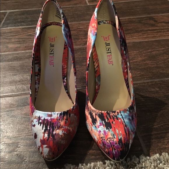 Multi colored heels