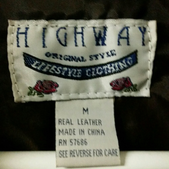 Brown genuine leather coat - Picture 2 of 4