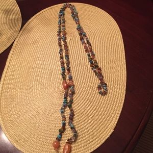 Genuine semi-precious stone belt.