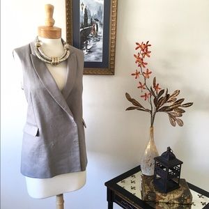 Topshop Sleeveless Blazer