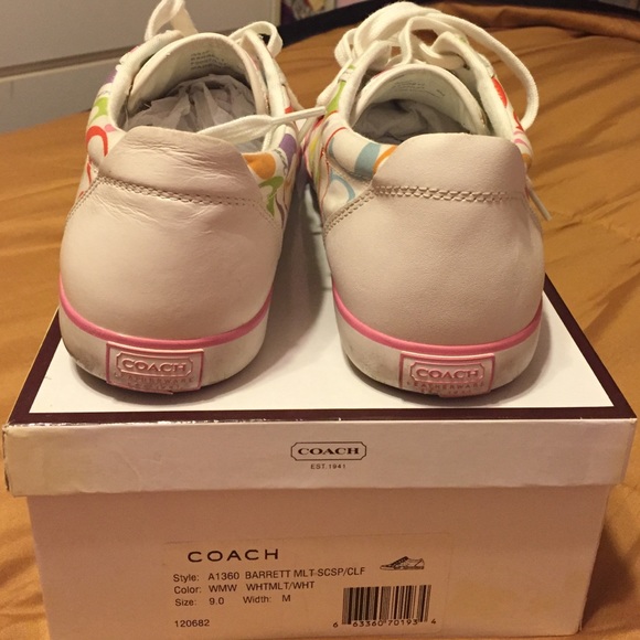 Coach Barrett multicolored sneakers