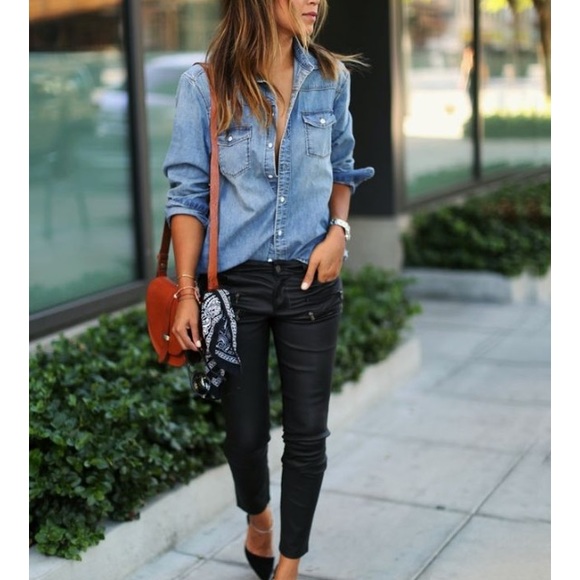 Express Denim Top