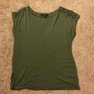 Green shirt